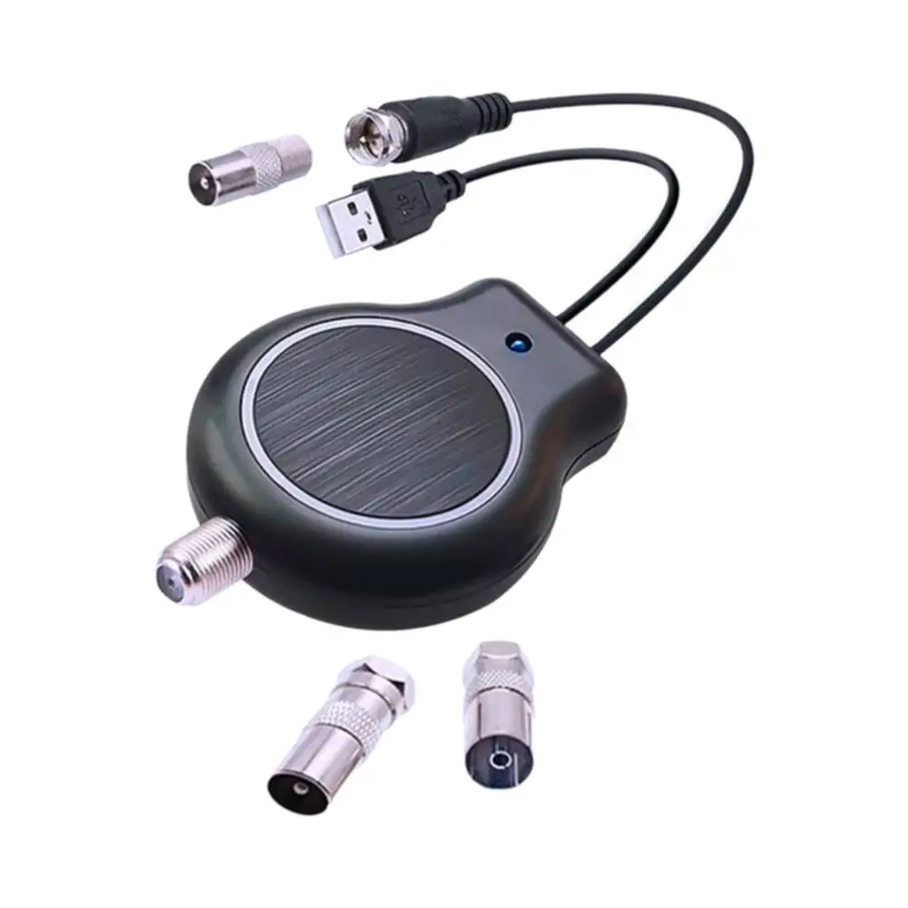 Para Dtmb amplificador de señal de antena de TV Digital de alta definición antena tipo F amplificador de TV USB amplificador de señal macho 5V 05 Q5J1