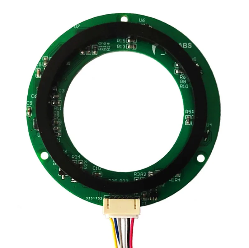 Hollow magnetic ring encoder/large aperture single turn absolute value 14 bits