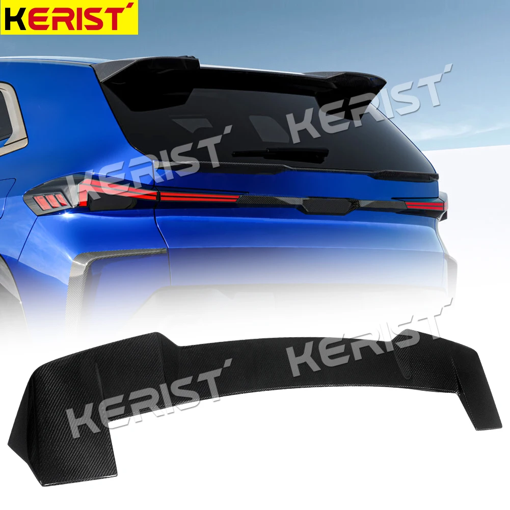 Real Carbon Fiber Car Rear Middle Spoiler Wing Trunk Lip  For BMW XM 2023 2024 2025