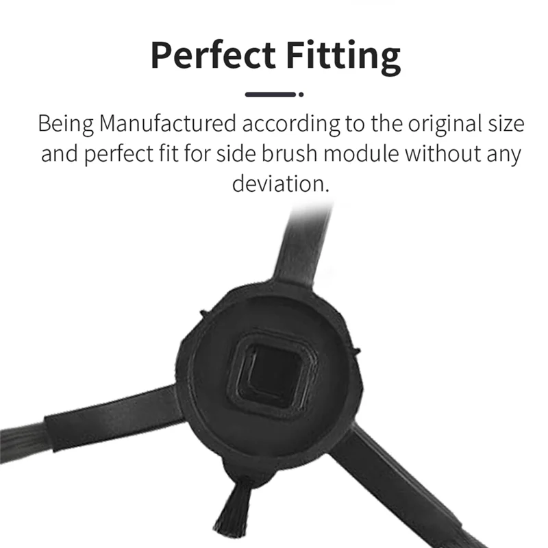 A20M 12PCS Hauptseitenbürste HEPA-Filter Mopptuch Schwarz & Weiß & Blau Kunststoff + Mikrofaser für 360 S8 / S8 Plus Roboterstaubsauger