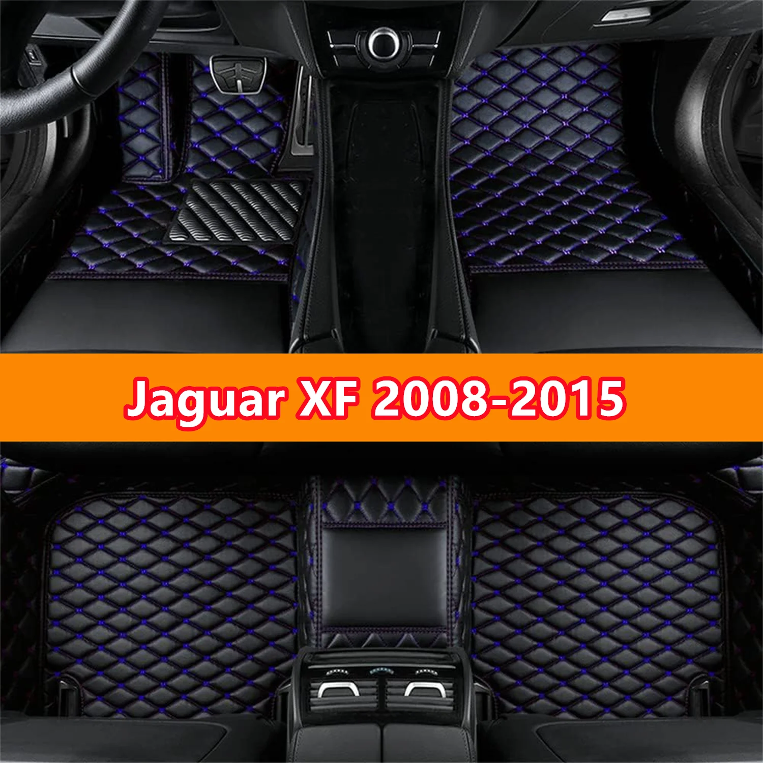 

Аксессуары для интерьера Автомобильные коврики для Jaguar XF 2008-2015 Кожаные коврики для автомобилей Ковры