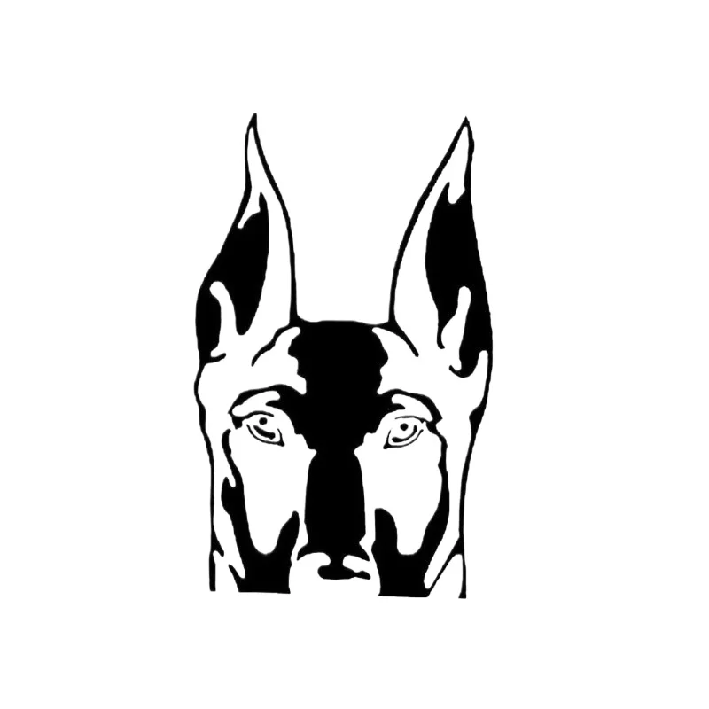 Oem Custom Whole Body 15cm PVC Oberman Pinscher Vinyl Car Decal Stickers for Truck Window Mirror Wall