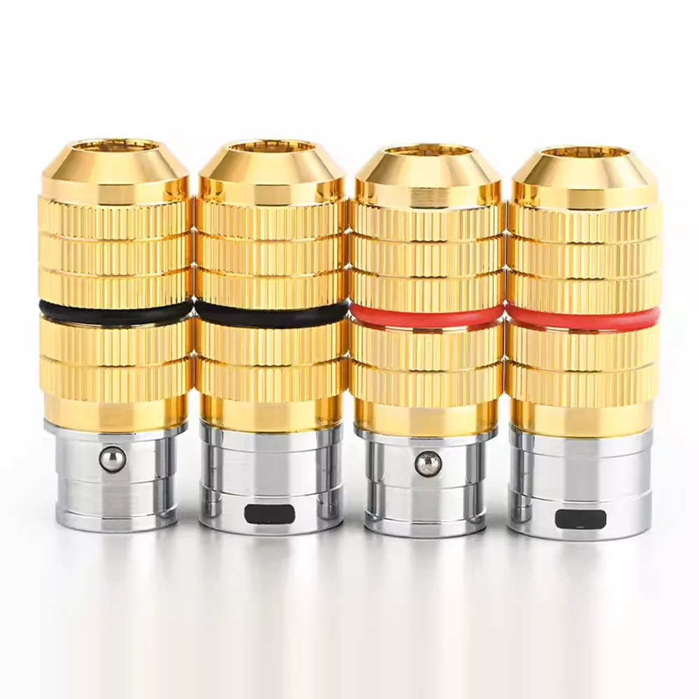 American Original Audiophile CGF 3 Pin Rhodium Plated XLR Male/Female Plug HiFi Audio Balanced Cable Connector