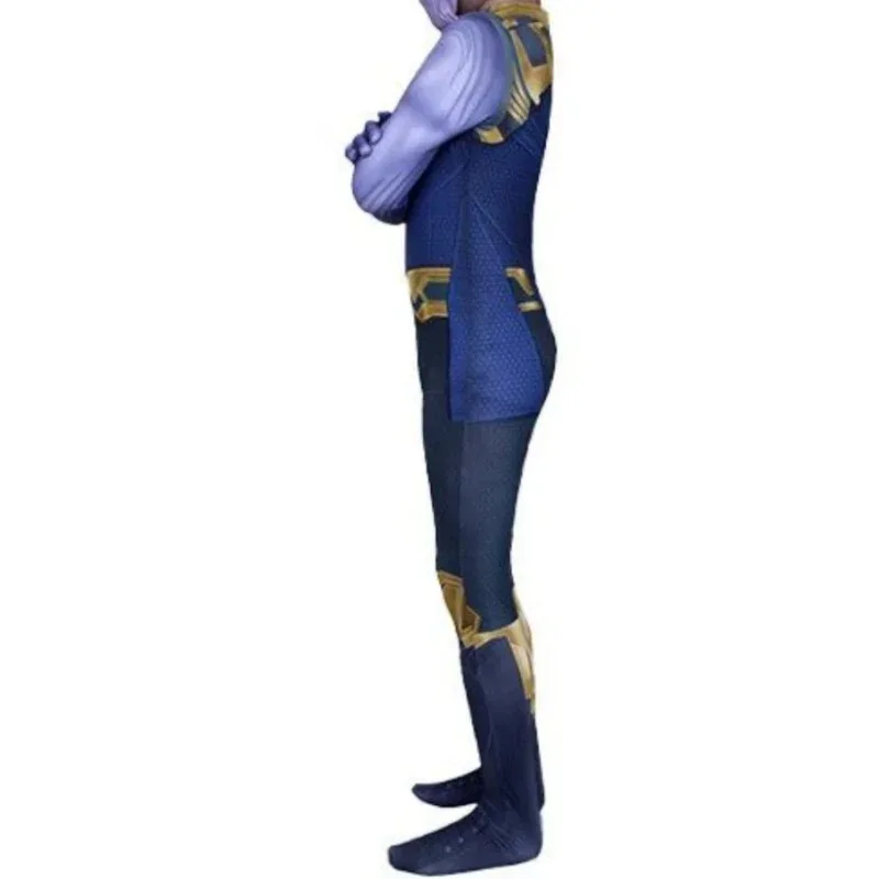 qq28LQAdult niños Thanos vengadores Infinity War Super villano niño disfraz de Halloween disfraz de fiesta de Carnaval Cosplay