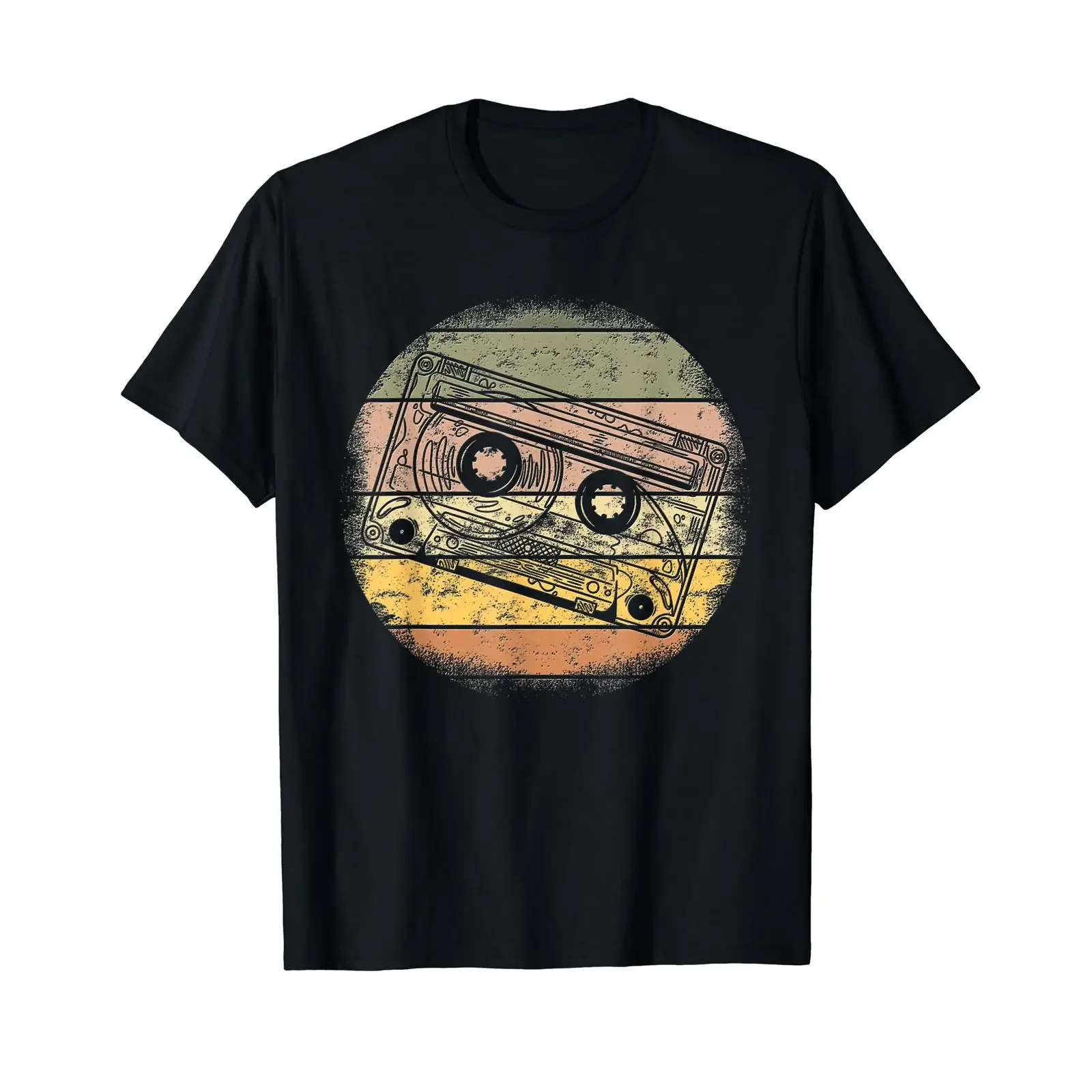 Oldschool Tape Kassette Mixtape Retro Vintage 80er 90er Jahre T Shirt vintage Washed Unisex Slightly Comfortable