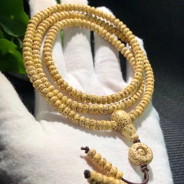 Authentic Mini Star Moon Chenzi Bodhi Hand Chain Buddha Beads Religious Yoga Jewelry for Men Women Necklaces Enhance Energy Gift