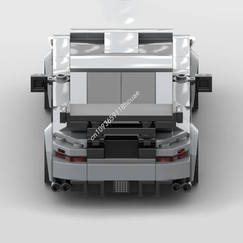 318 قطعة MOC Mercedesesed GT سلسلة سوداء نموذج المدينة اللبنات لتقوم بها بنفسك لعبة إبداعية فكرة التعليم هدايا عيد الميلاد عيد الميلاد #4