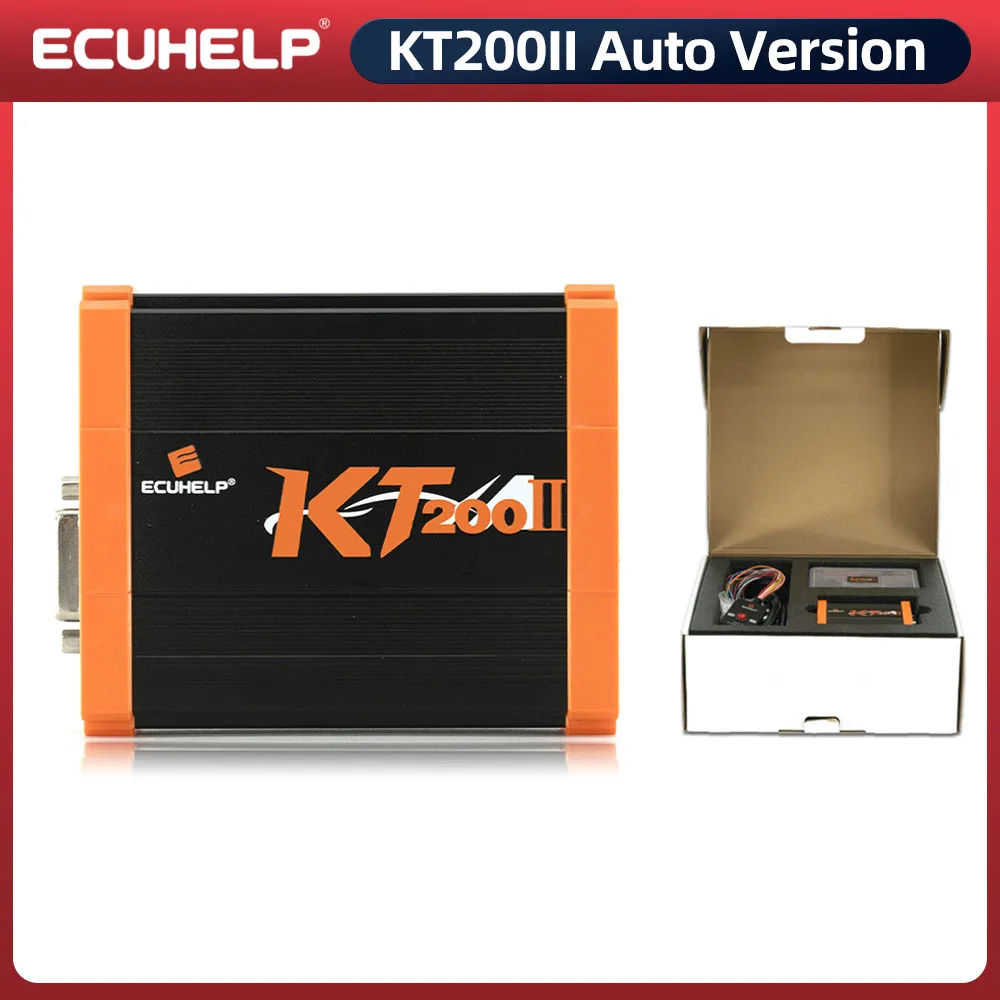 

[Carton Box] ECUHELP KT200II ECU TCU Programmer Auto Version for Car Truck Read / Write More ECU Than KT200 ECU Chip Tuning Tool