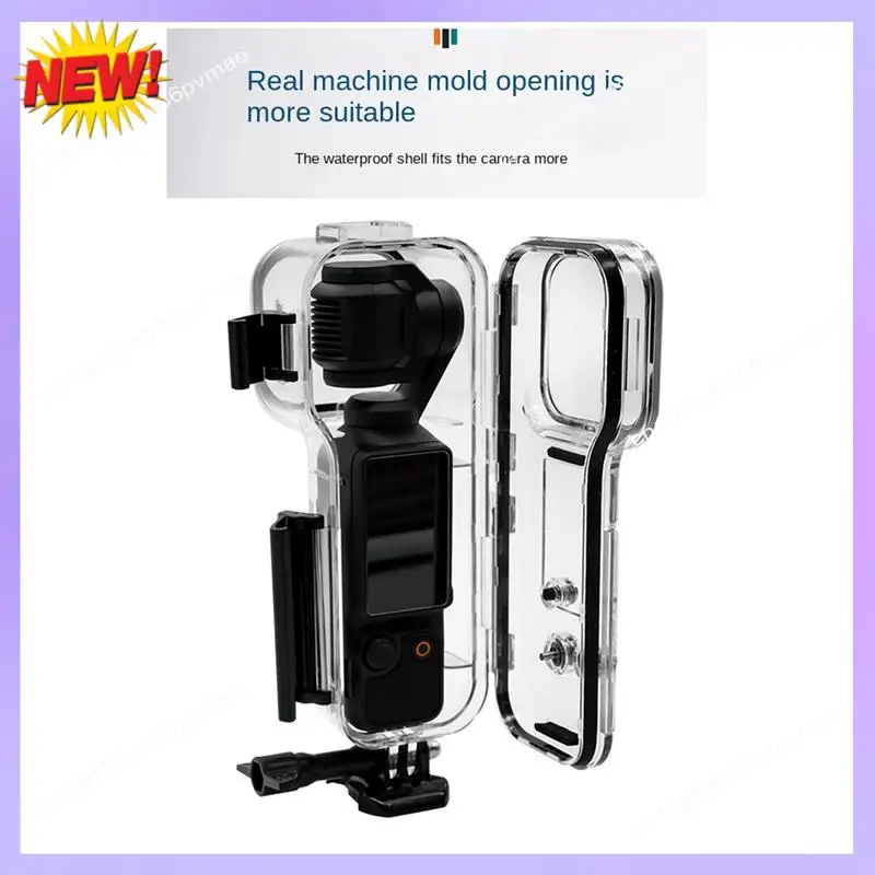 T24C Stabilizer Waterproof Case For Pocket3 Waterproof Case For DJI Pocket3 Handheld Stabilizer Protective Case Diving Frame