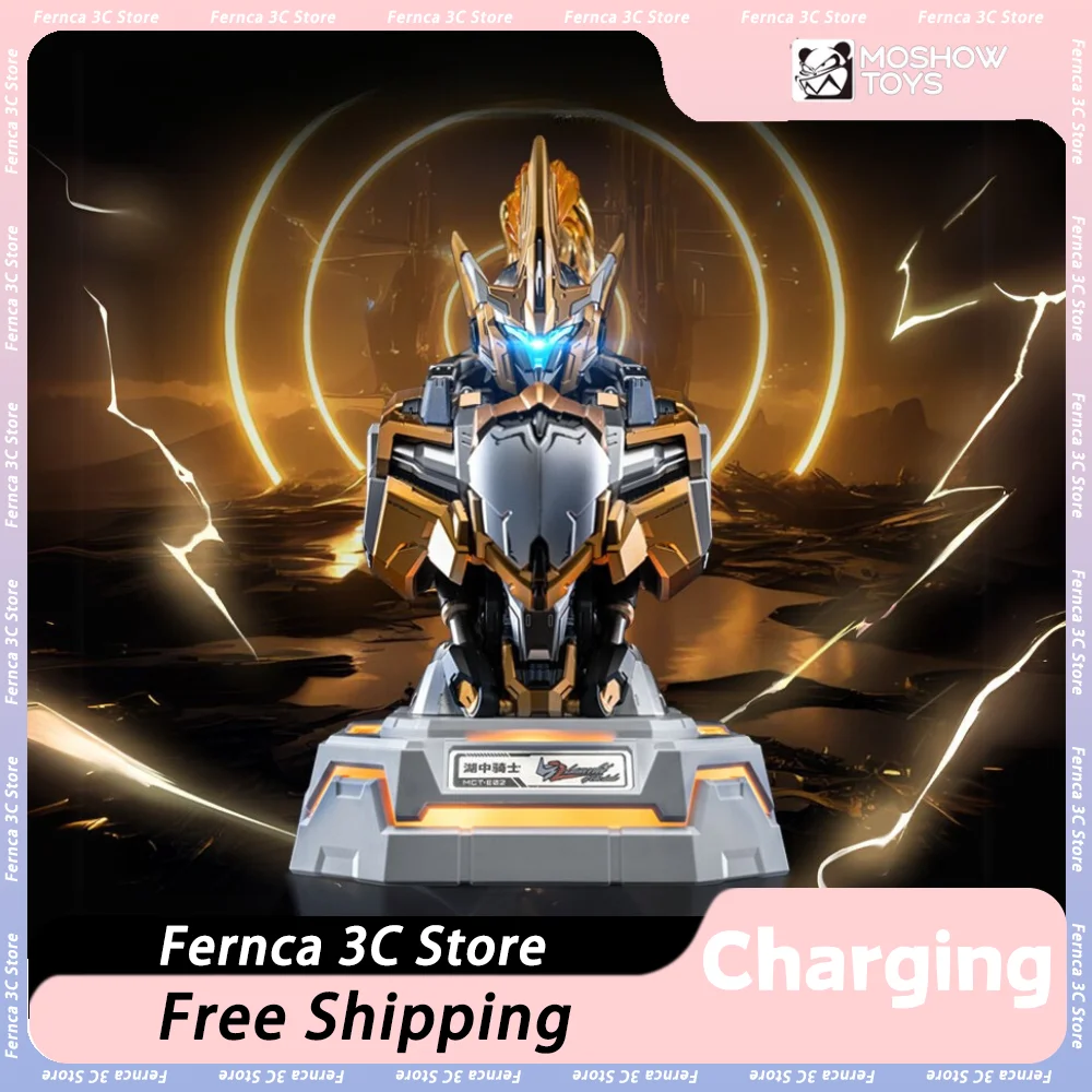 New MOSHOW Progenitor Effect Wu Chenghou Knight In The Lake Bust 65W Fast Charging Center Original Model Custom Desk Decora Gift