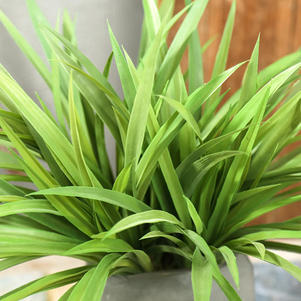 40-46cm Artificial Bracketplant Plants Bouquet Tropical Palm Fake Orchid Plants Plastic Green Plant Leaves For Home Garden Decor