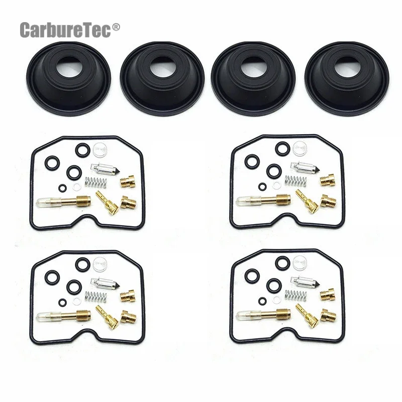 

Carburetor Rebuild Repair Kit for Suzuki GSF600 1996 1997 1998 1999 GSF600S CARB Gasket Seal Float Valve Vacuum Membranes 4PCS
