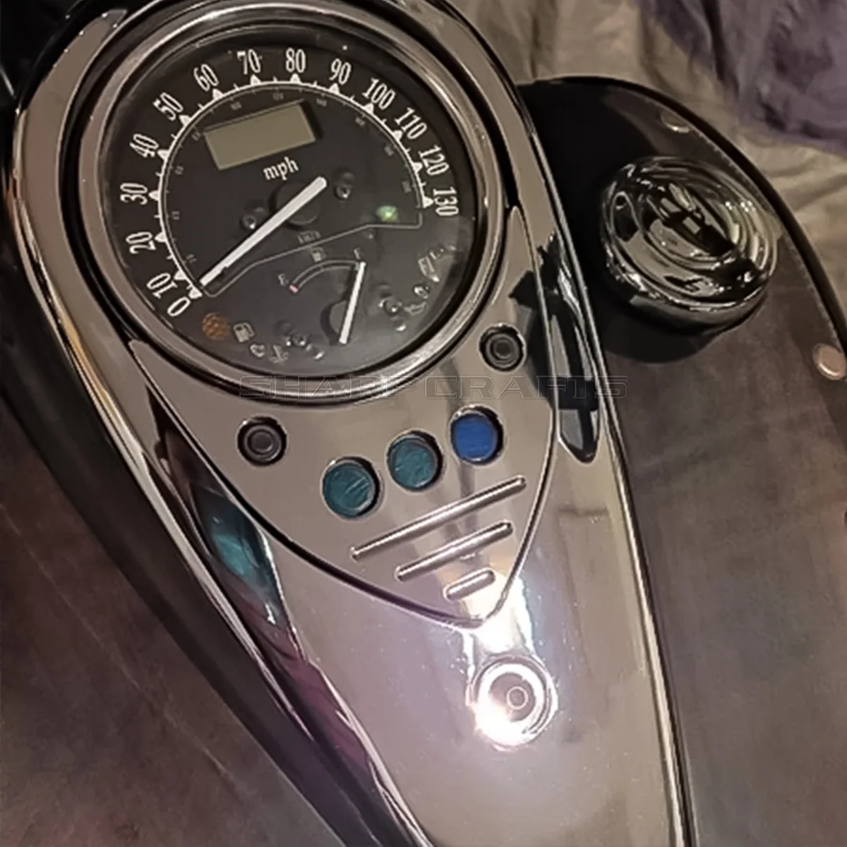 Para kawasaki vulcan 900 personalizado clássico lt vn vn900 todos os anos acessórios da motocicleta cnc painel placa capa decoração