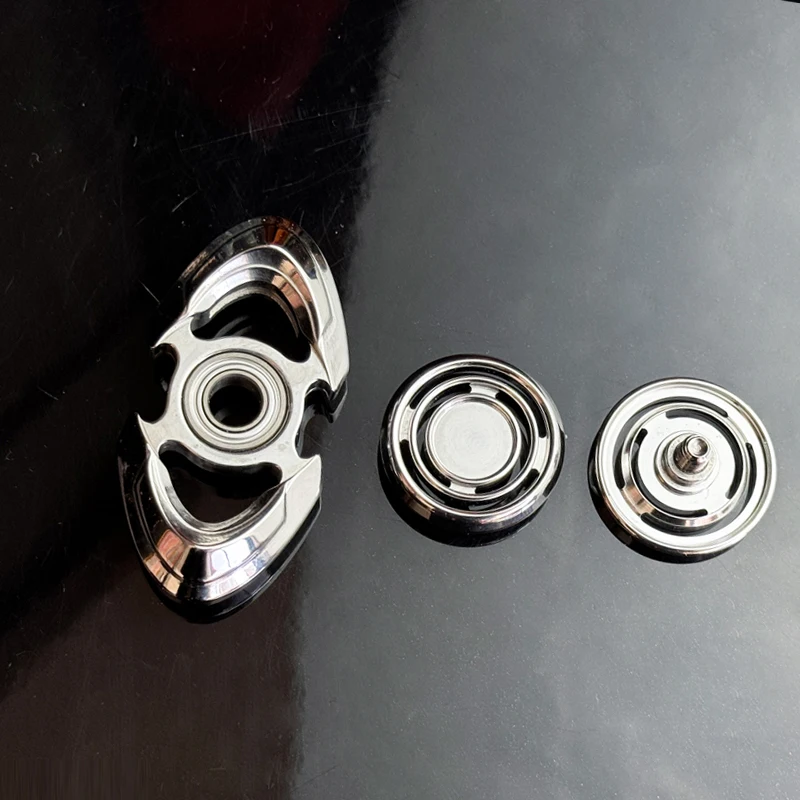 EDC Fingertip Kreisel Zwei-Blatt Fidget Spinner Zappeln Spielzeug Büro Stress Relief Spielzeug Für Erwachsene Kinder Geschenk