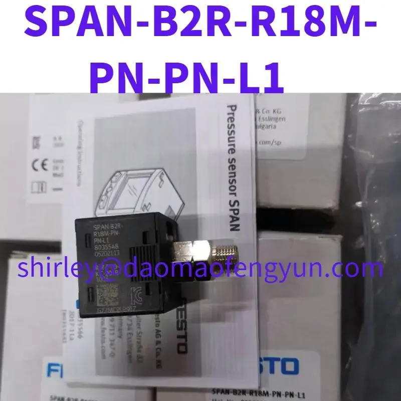 

Brand New Original SPAN-B2R-R18M-PN-PN-L1 pressure gauge 8035548 with connecting wire