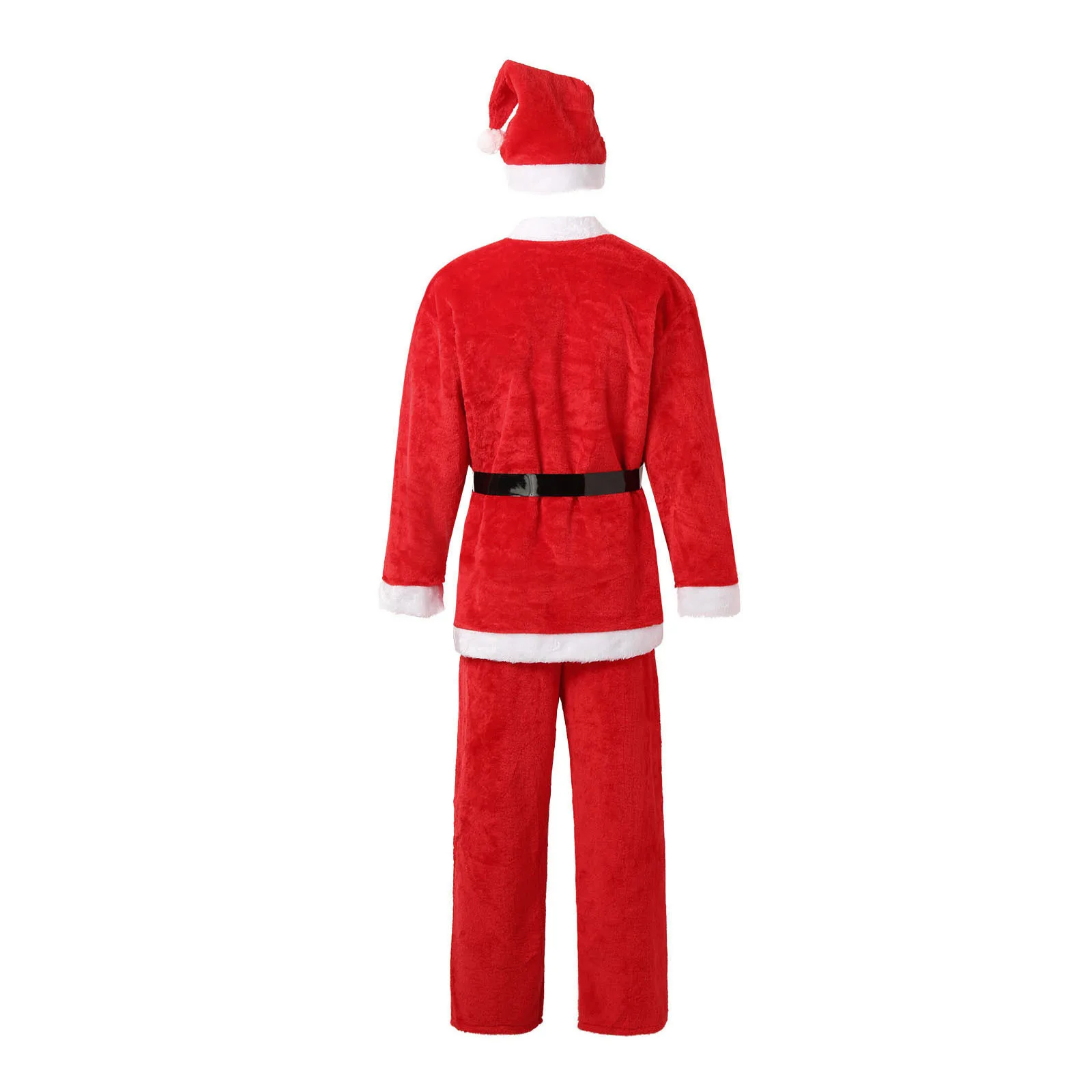 New Christmas Clothes Men Women Santa Claus Costume Funny Circus Naughty Harlequin Uniform Cosplay Xmas Party Decor for Adult