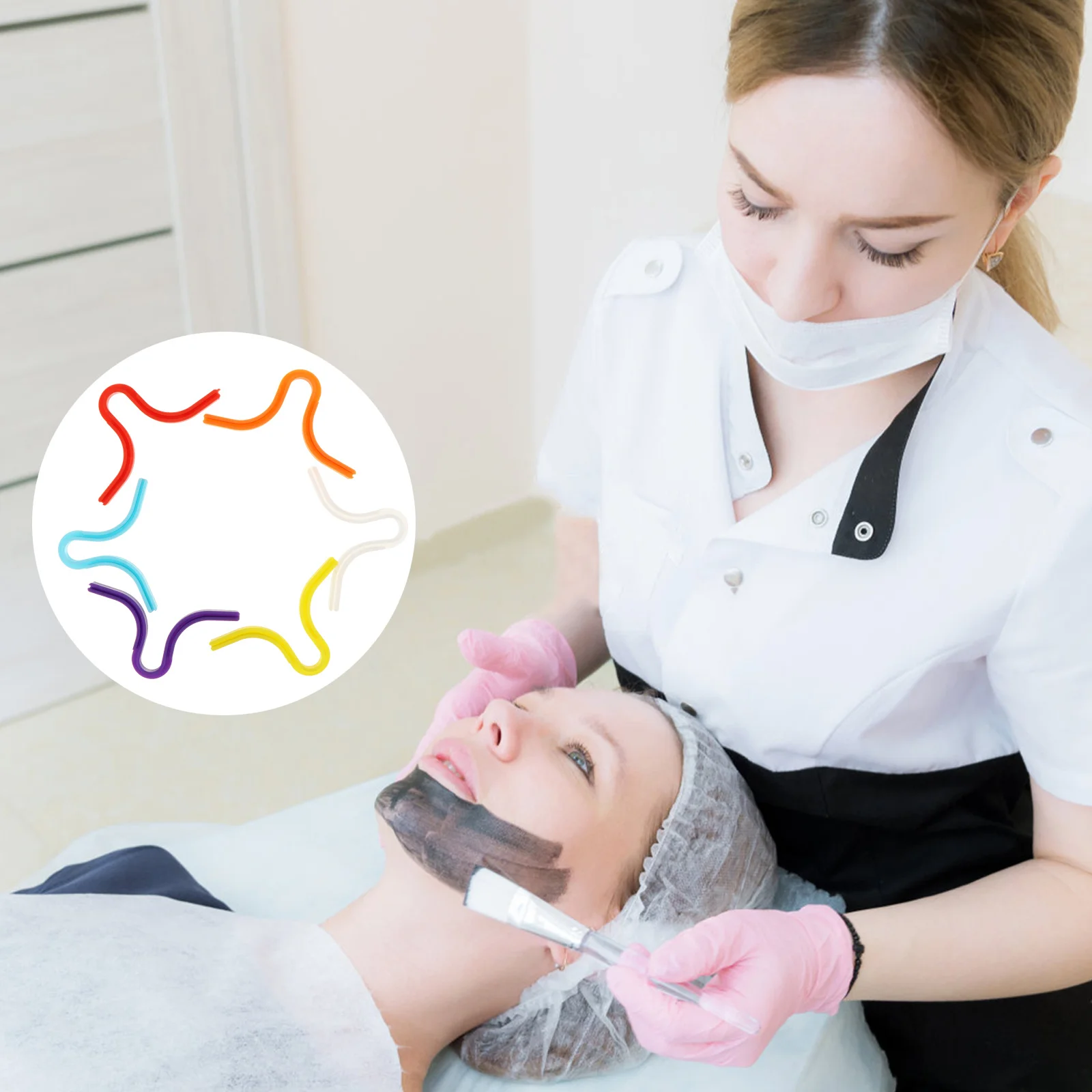 

6Pcs Anti-Fog Nose Bridge Pad Soft Silicone Seal Strip for Masks Adult and Kids Comfortable Fit Fog-Free Lens Support