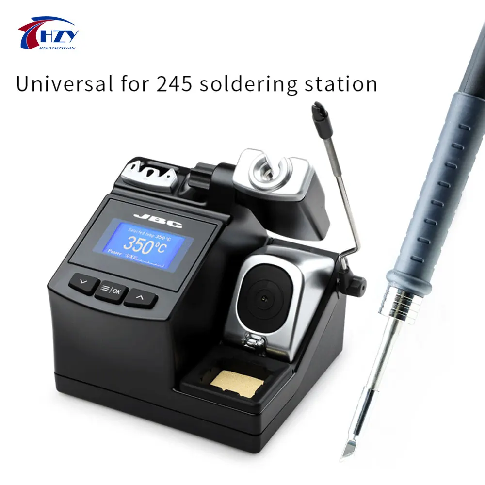 HZY C245 درجة حرارة ثابتة سبيكة لحام كهربائي نصائح T245 محطة لحام سبيكة لحام تلميح لأداة محطة إعادة العمل JBC