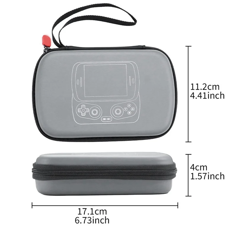 ABGI-EVA Hard Shell Protective Case For ANBERNIC RG Slide Shockproof Travel Carry Storage Bag