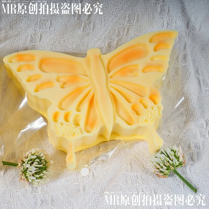 الرطب لينة بولي PU انتعاش بطيء فراشة قرصة محاكاة جميلة الحشرات فراشة ضغط موتشي اللعب الإجهاد الإغاثة/تهوية لعبة هدية