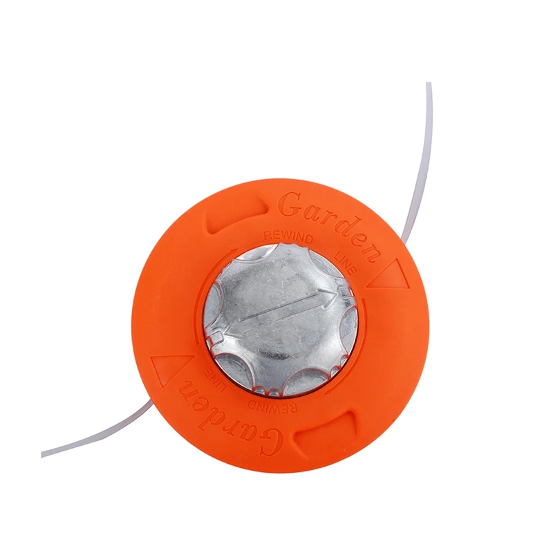 

1 Piece Weed Trimmer Head Orange Aluminum Alloy Alloy Universal Twister Bump Feed Line Trimmer Head