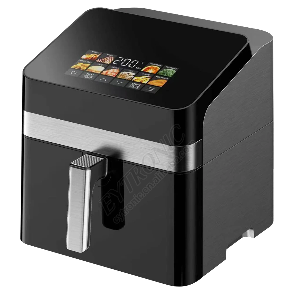 

2026 New Model Multi-functional2025 New Modern Style 6.5L Digital Air Fryer Colorful Display Two Heating Element Smart Air Fryer