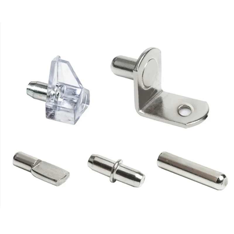 

10PCS 7-character Board Holder With Middle Axis Glass Layer Transparent Triangular Layer Board Holder Wardrobe Cabinet Bracket