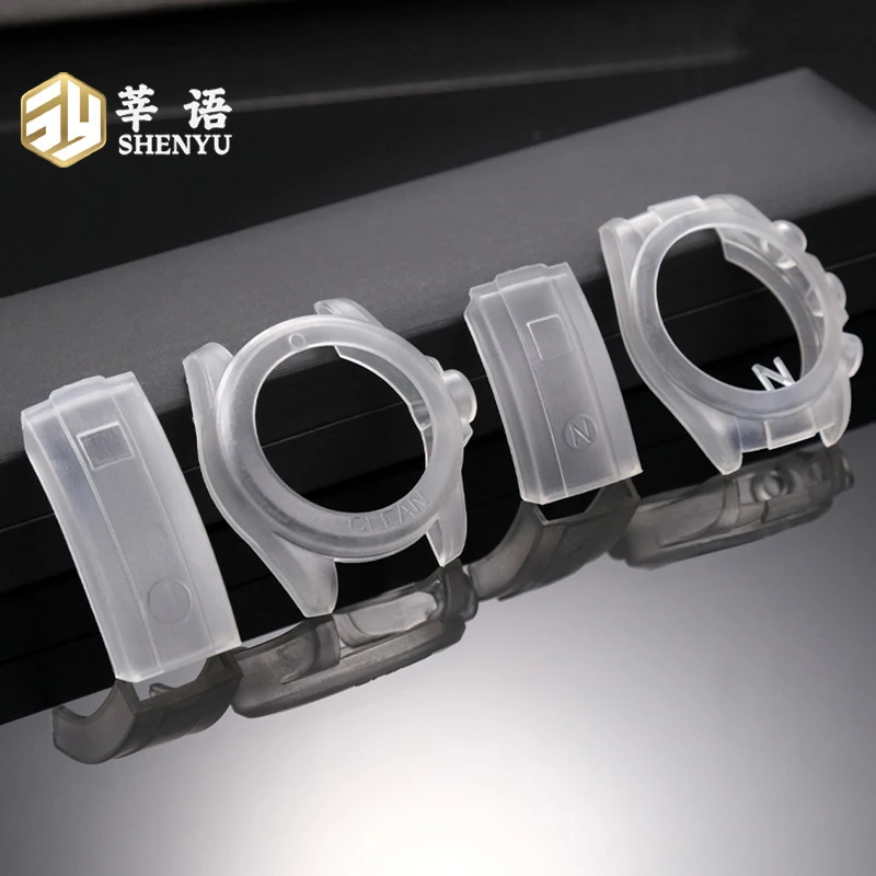 لساعة رولكس دايتونا، الغواصة (أسود وأخضر) علبة ساعة يخت ماستر، قرص، أغطية حماية من السيليكون وإكسسوارات الساعات