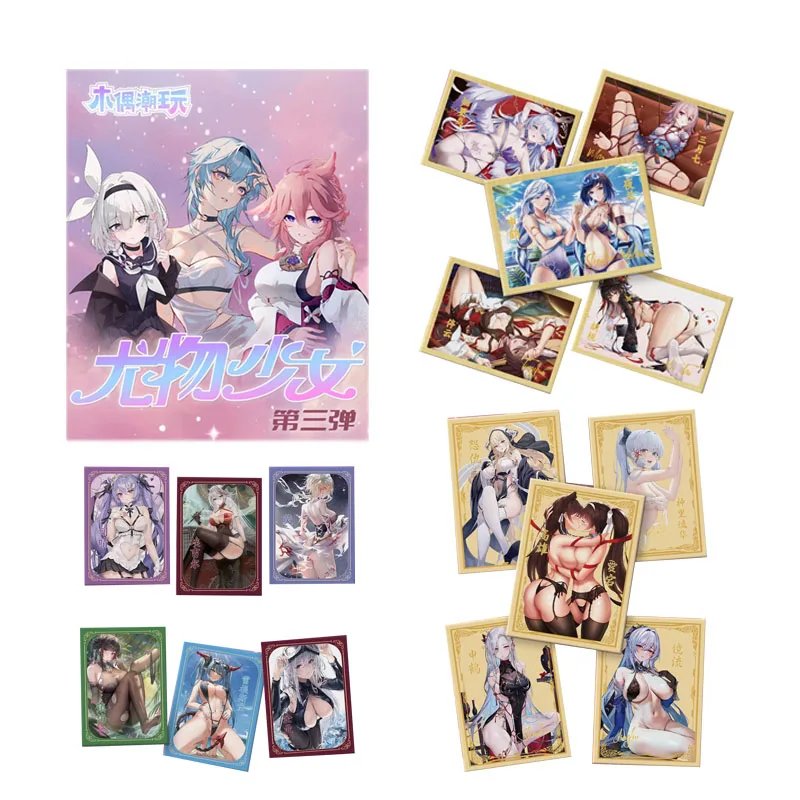 Goddess Story Collection Card Stunner Colorful Photo Frame Metal Cards Girl Anime Games Beautiful Trading Card