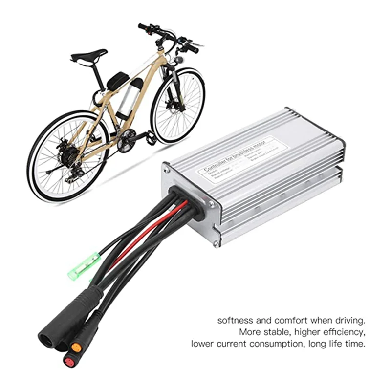 

Lo-ok E-Bike Controller for Quintessence Series 9 Tubes 36/48V KT-17A 250W/350W Waterproof Connector with Light Cable