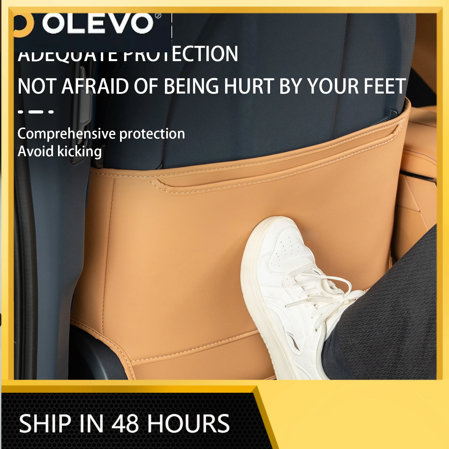 

Новинка для ZEEKR 001 2026: Защитный коврик от пинков для задних сидений, накладка на подножку, кожаная накладка на спинку сиденья от грязи, аксессуары для защиты автомобиля