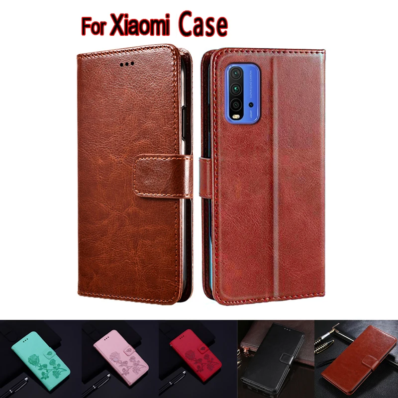 Sampul Kulit untuk Redmi 9T 9 9A T 9C 8 8A 7 7A 10 Casing Dompet Lipat Buku Telepon untuk Redmi Note 7 8T 9 9S 10 10S 10T 11 11S Casing