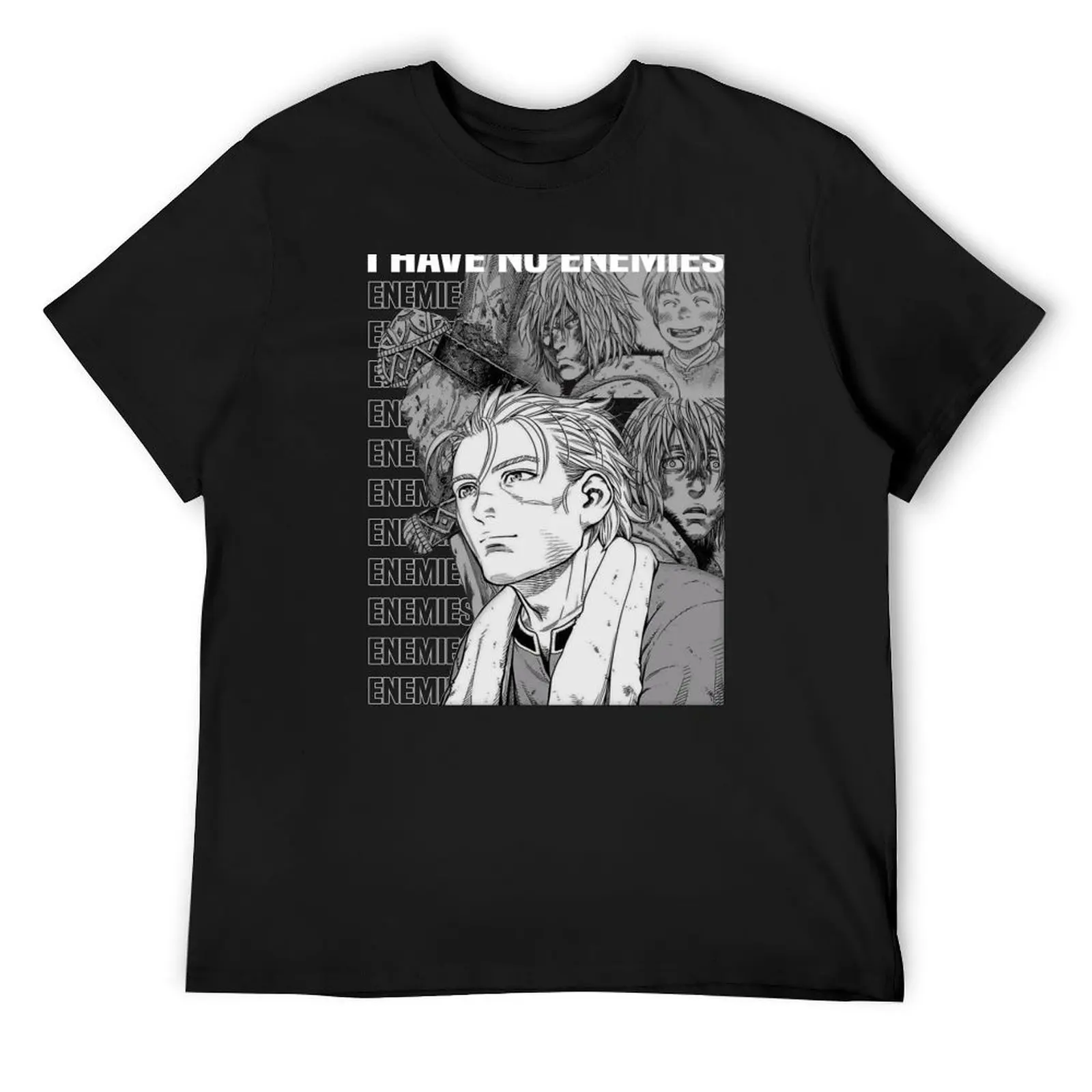 I have no enemies thorfinn T-Shirt summer top shirts graphic tees Men's t shirts