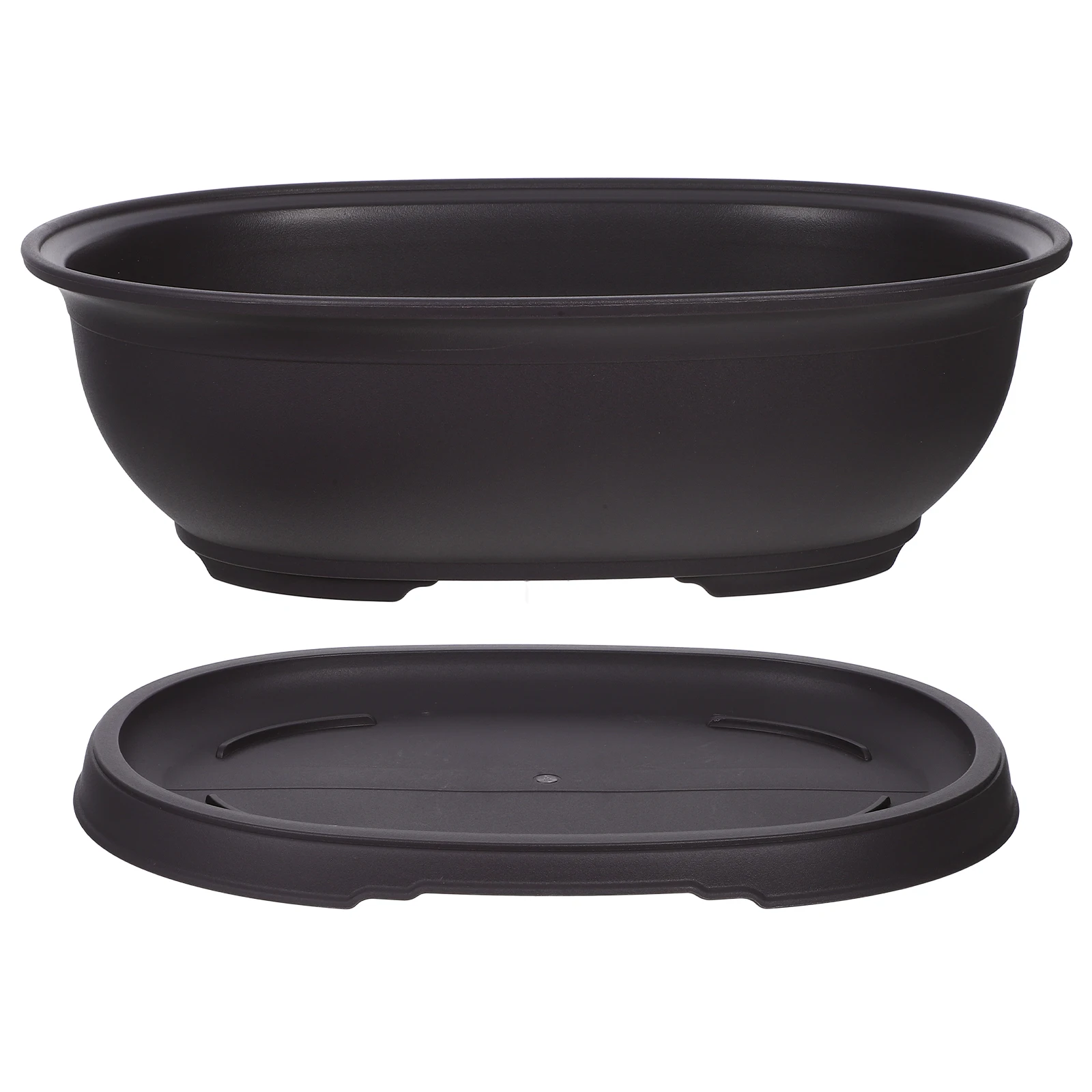 

Oval Plant Pot Planter Nursery Pots Plants Flowerpot Plastic Indoor Garden Flowerpots Bonsai