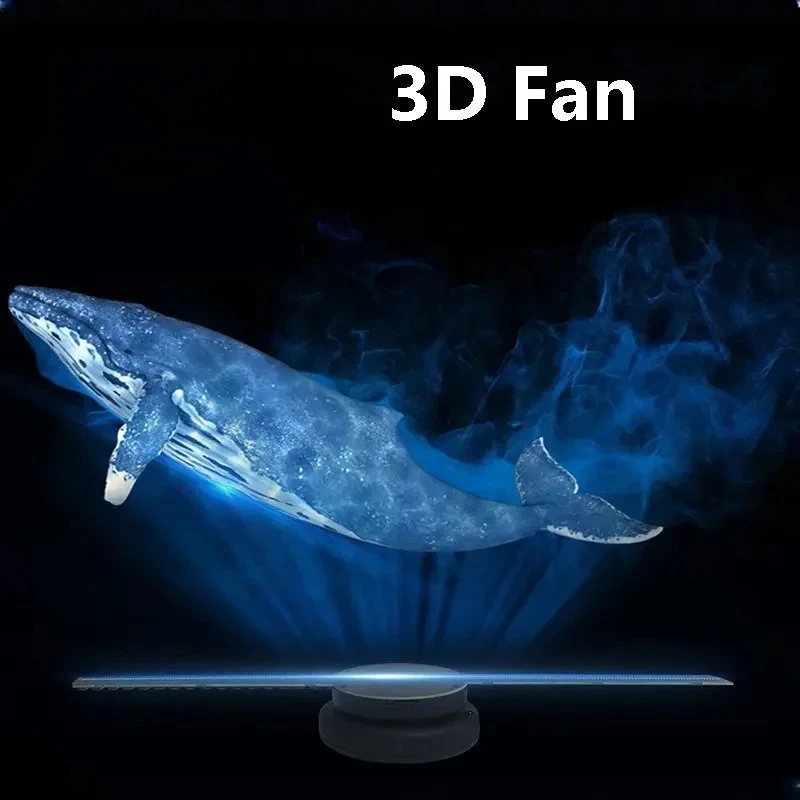 

42cm 3D Hologram Projector Fan Wifi Transmit Picture Video Commercial Display Holographic Led Commercial Hologram Projector