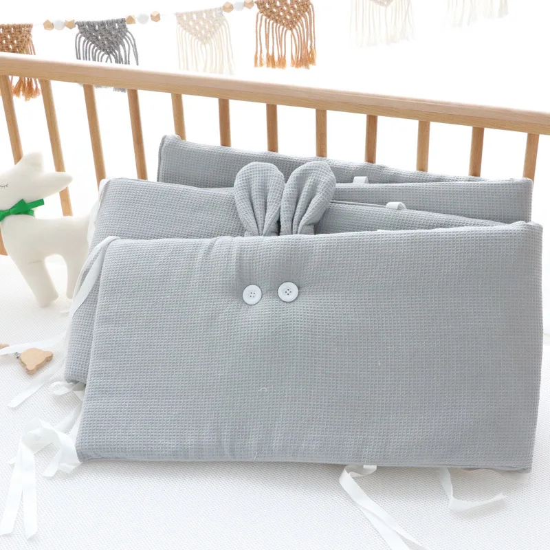 CPull-Kit de literie en coton résistant aux ultrasons pour bébé, tissu de berceau, parc pour enfants, sangle, toutes saisons