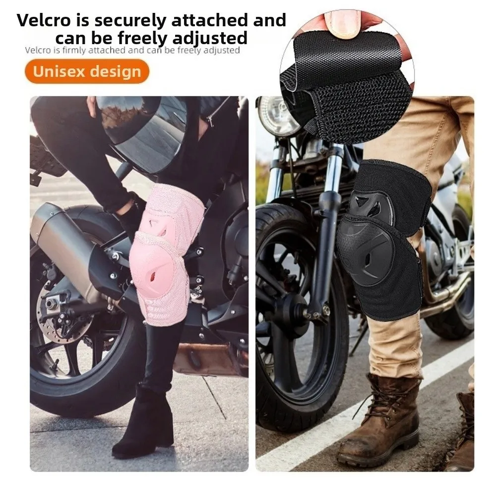 

Crashproof Protective Motorcycle Knee Pad Elastic Band Adjustable Motorcycle Knee Shin Protection Crash Pad Windproof