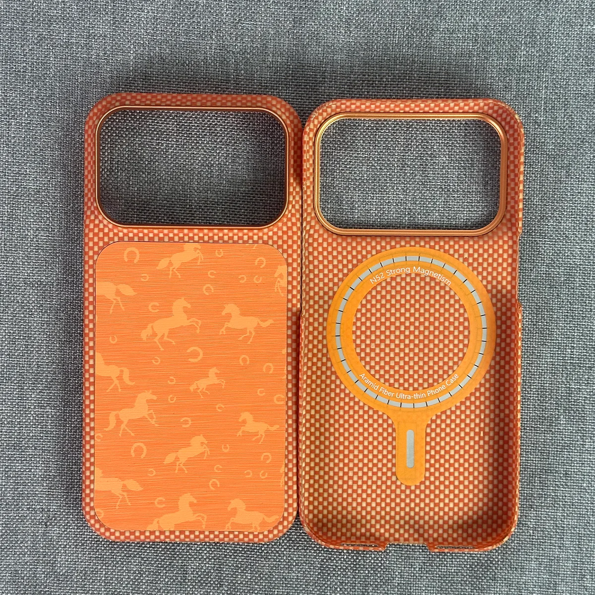 Kevlar Aramid Fiber Genuine Leather Phone Case For iPhone 17 Pro Max 17 Pro Ultra Thin Anti-Scratch Shockproof Full Protection C - view 5