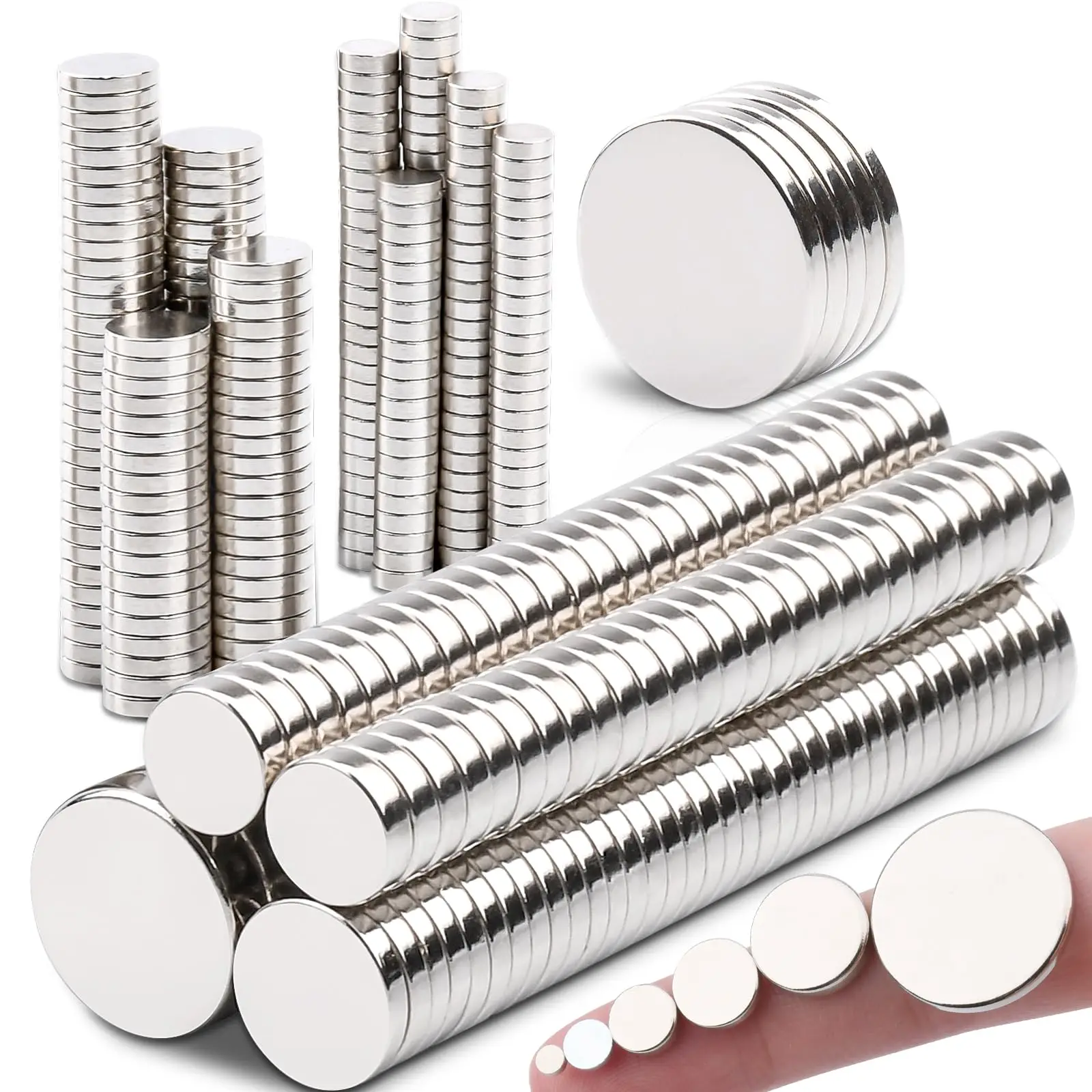 Hot sale Super Strong Neodymium Magnet Round Magnetic NdFeB Neodymium Powerful Disc imanes Strong Magnetic Magnets Round Magnets