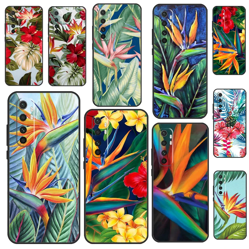 Tropical Paradise Hawaiian Birds Case For Xiaomi 13 12 Lite 11T 12T Pro 12X Cover For POCO F5 X3 X5 Pro X4 F4 GT F3 M5s C40