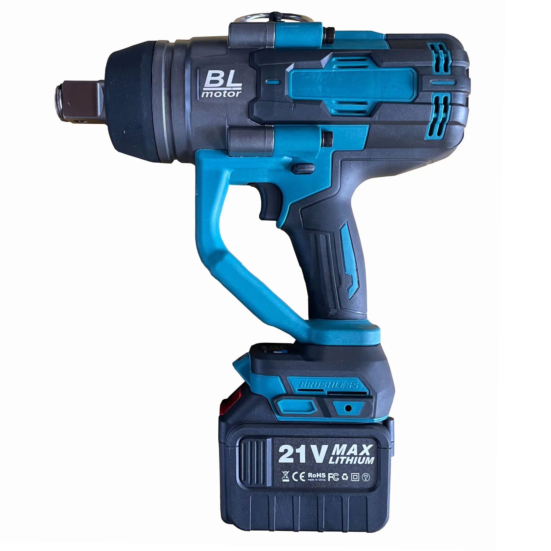 

3000N.m Large Torque Rechargeable Brushless Electric Impact Wrench 3/4"&1" Heavy Duty Cordless Wrenches for Truck Tires Repair