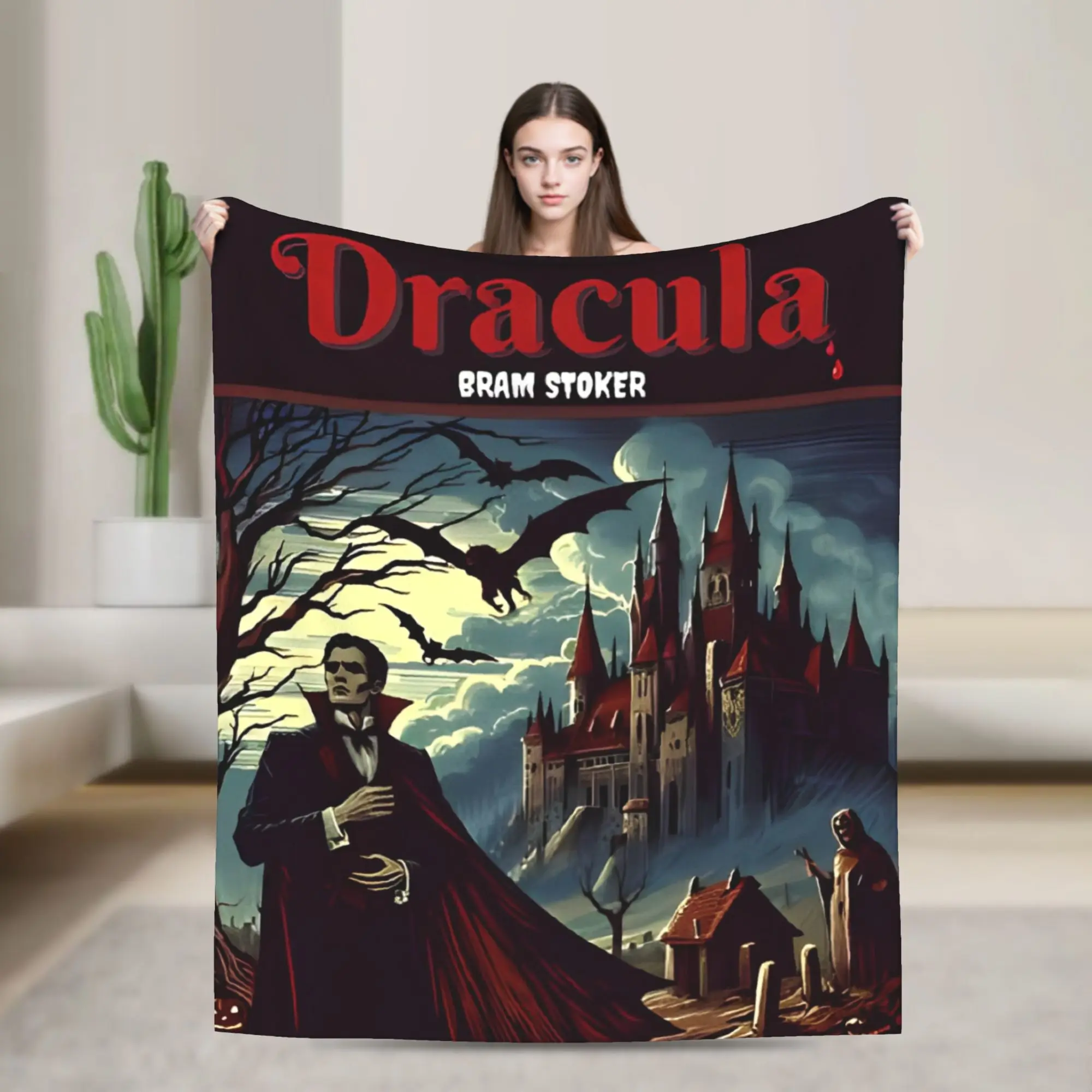 Bram Stoker's Dracula Blanket Fleece Summer Air Conditioning  Portable Super Warm Throw Blankets for Bed Office Bedspreads