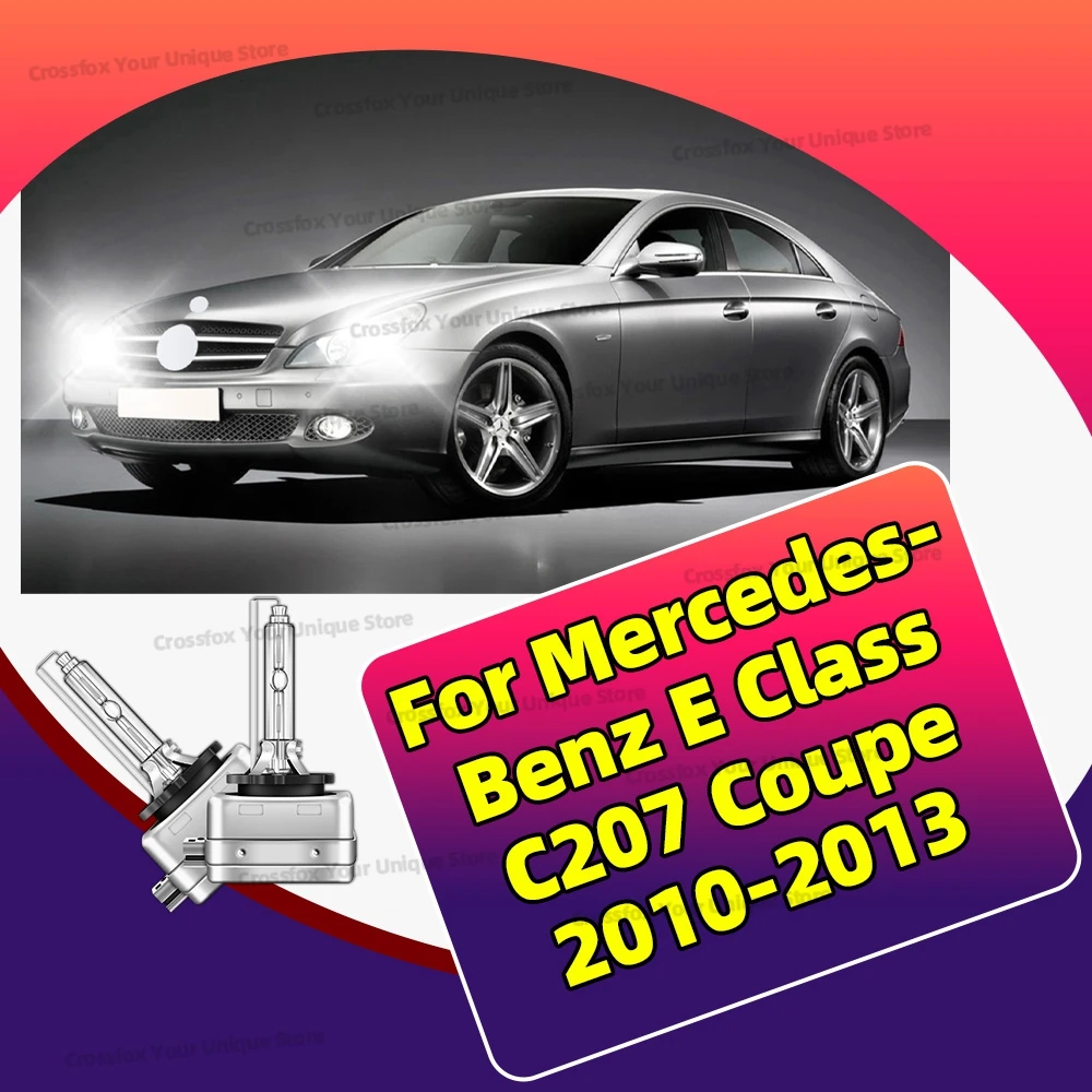 

2x D1S HID ксеноновые лампы налобного фонаря для Mercedes-Benz E Class C207 Coupe 2010 2011 2012 2013 High Bright 6000K 8000K 10000K 35W