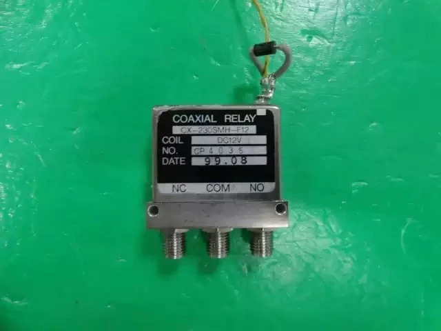 interruptor-coaxial-rf-spdt-sma-cx-230smh-f12-de-12v-18ghz-usado-interruptor-de-senal-de-alta-frecuencia