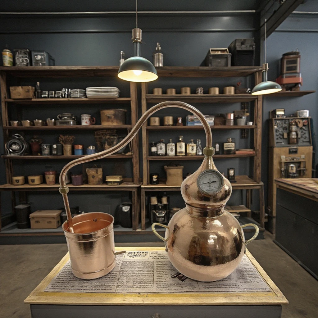 Multi-Capacity Alcohol Pot Still Moonshine Distiller Copper Boiler Alambic Electric Heating Motor Gearbox Home Distilling