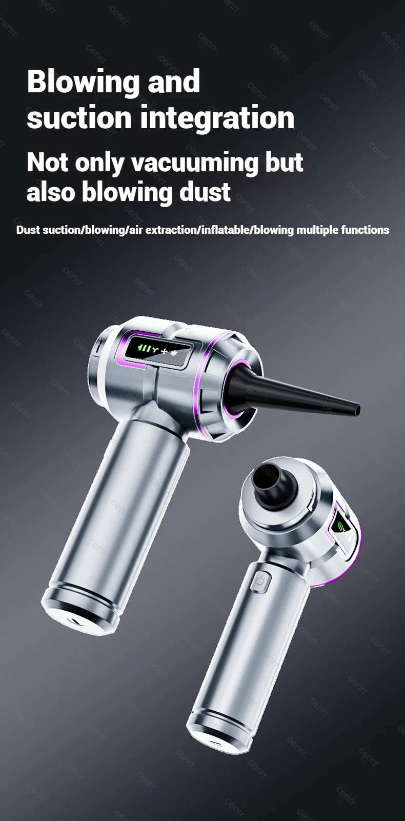 Car Vacuum Cleaner 998000PA Cordless Powerful Portable Mini Car Vacuum Cleaner for Home Handheld Blower Car Cleaner