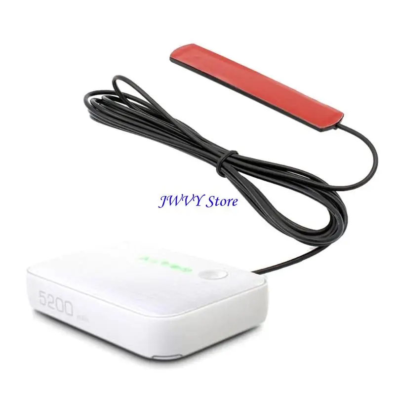 

573A 4G GSM Antenna 700-2600MHz Patch SMA Male Connector Car Aerial Adhesive Cable