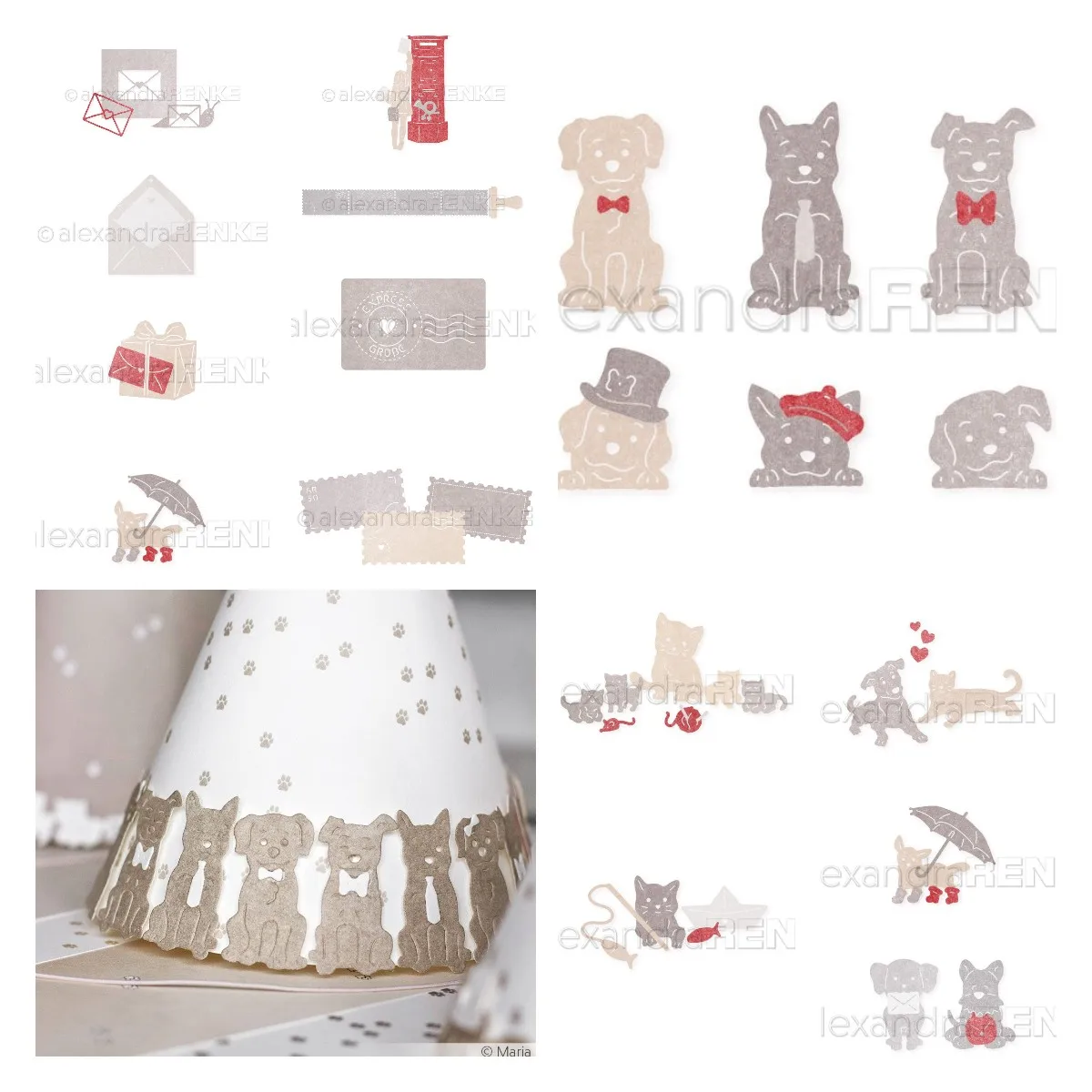 

Jewelry dog AND Kitten family Metal Craft Cutting Dies DIY Scrapbook Paper Diary Decoration Handmade For Embossing Template New