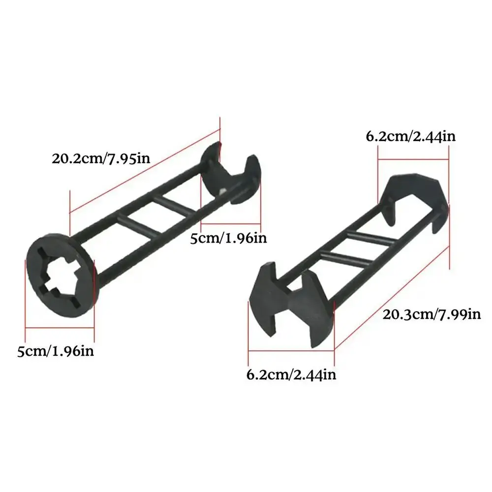 1 قطعة أربعة الفك عرافة صنبور وجع 7 أحجام العالمي السباكين وجع متعددة الوظائف بالوعة الصلب إصلاح وجع #5