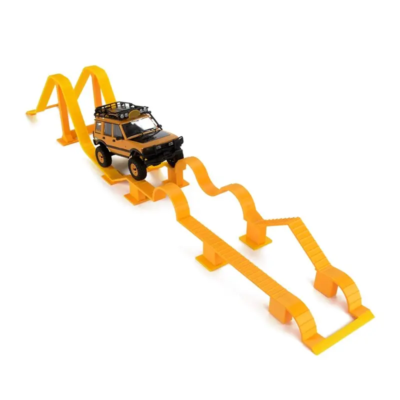 CYGJ-Simulation Climbing Obstacle Bridge For 1/24 1/18 RC Crawler Model Car Accessories Steep Slope Combo